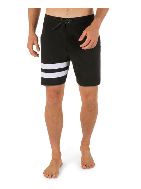 HURLEY PHANTOM ECO BLOCK PARTY SOLID 18" - SIZE: MEN 36 - BLACK