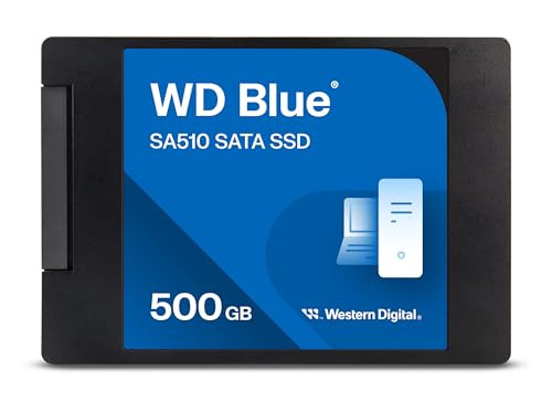 WESTERN DIGITAL 500GB WD BLUE SA510 SATA INTERNAL SOLID STATE DRIVE SSD New