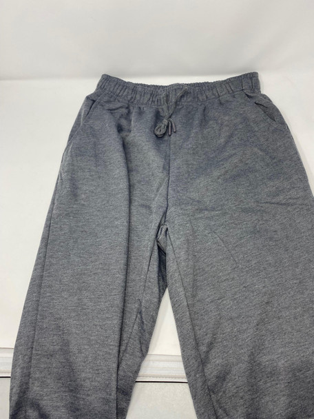 JOHN'S FASHION SWEATPANTS - SIZE: WOMEN L - DARK GRAY