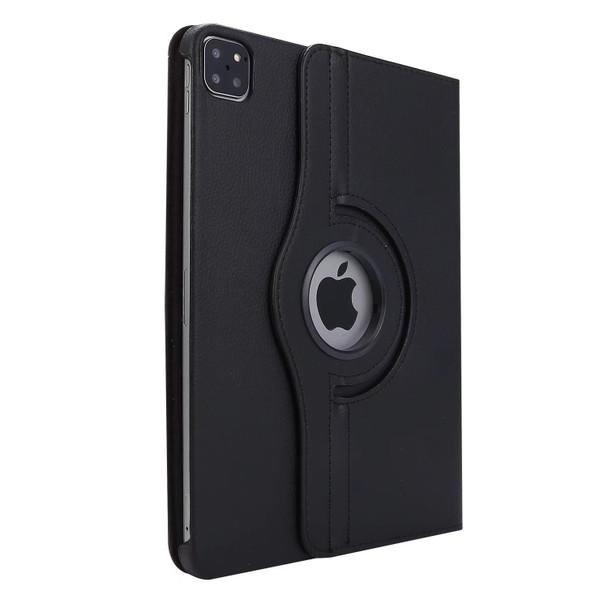 GENERIC 360 DEGREES ROTATING LEATHER STANDING CASE FOR IPAD PRO(12.9) - BLACK