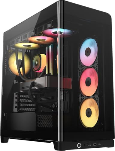 CORSAIR - FRAME 4500X RS-R ARGB PANORAMIC GLASS MID-TOWER PC CASE - BLACK