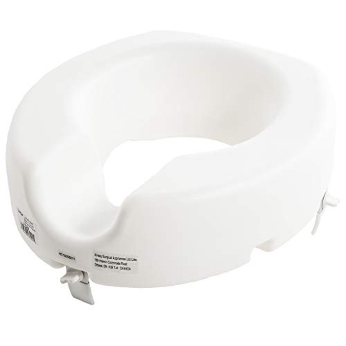 PCP 5" Elevated Toilet Seat Universal Fit B082TS9HHD - White New