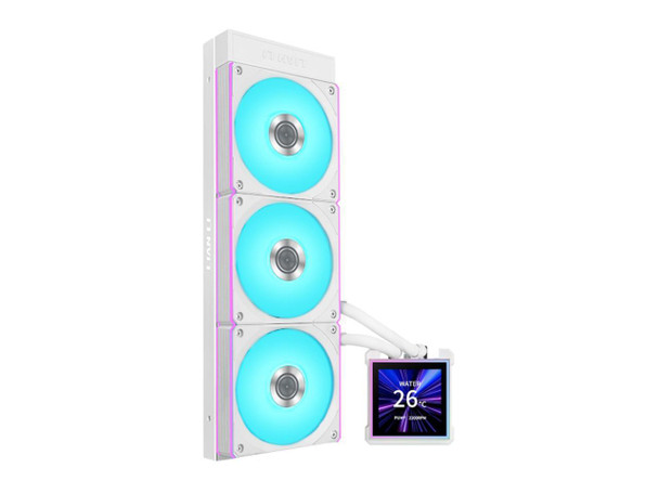 Lian Li Hydroshift II-S 360 CL ARGB Liquid CPU Cooler - 360mm AIO - 3.4" IPS LCD