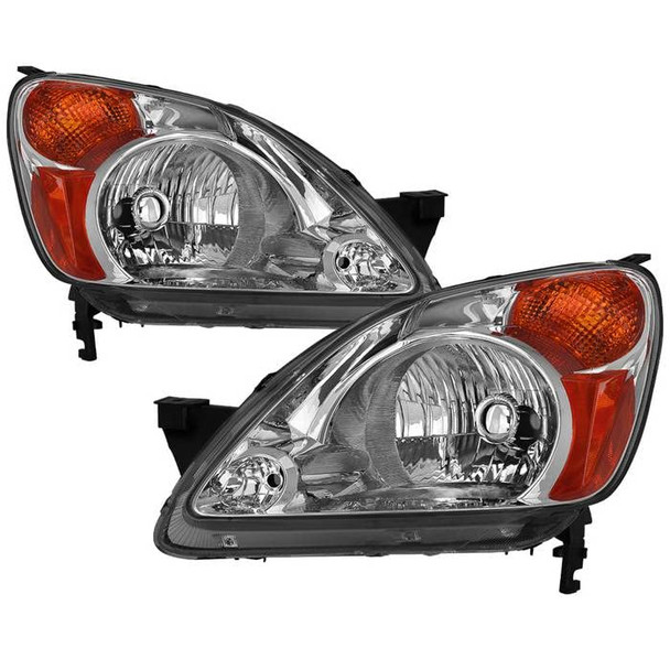 XTune 02-04 Honda CR-V Driver Side Halogen Headlight - OE Left