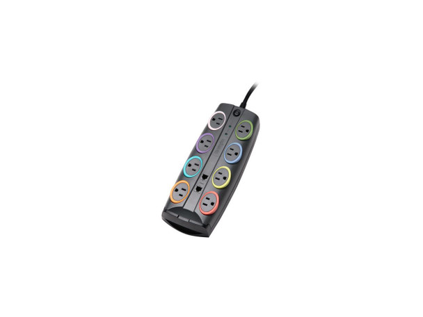Kensington K62690NA 8 Feet 8 Outlets 2490 Joules Standard Adapter