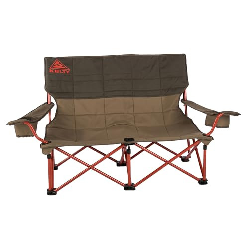 KELTY LOW LOVESEAT 2 PERSON FOLDING CAMPING CHAIR LOW HEIGHT, 61510725BNG
