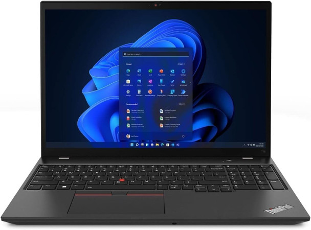 Lenovo ThinkPad T16 Gen 1 Laptop: 16" FHD+, Core i5-1240P, 32GB, 512GB, W11