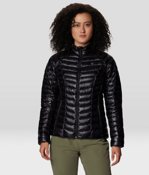 MOUNTAIN HARDWEAR WOMEN'S GHOST WHISPERER DOWN JACKET - SIZE: WOMEN XL - BLACK New
