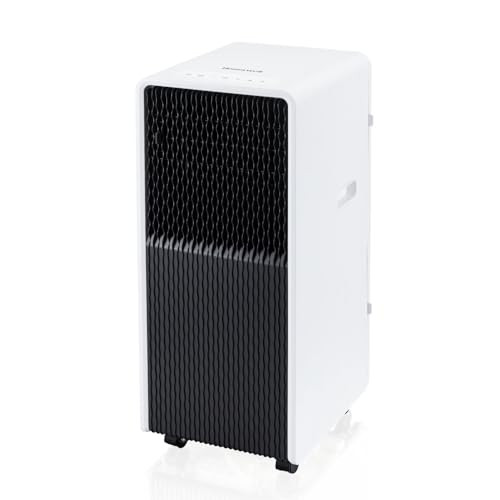 HONEYWELL 11,000 BTU SLIM PORTABLE AC FAN DEHUMIDIFIER HX2CESAWG8 - WHITE/BLACK