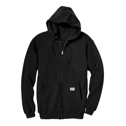 Rasco FR Men's Fleece Zipper Hoodie CAT 2 NFPA 2112 - Black - 4XL