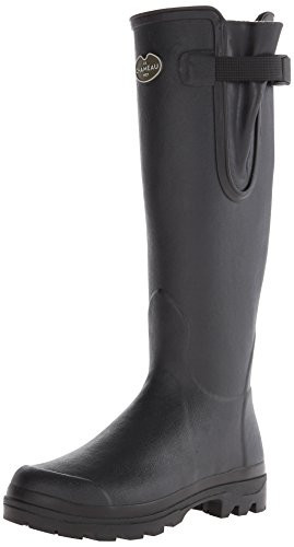 BCB1174/38 LE CHAMEAU FOOTWEAR WOMEN'S VIERZON JERSEY BOOT WOMEN SIZE 7.5 BLACK New