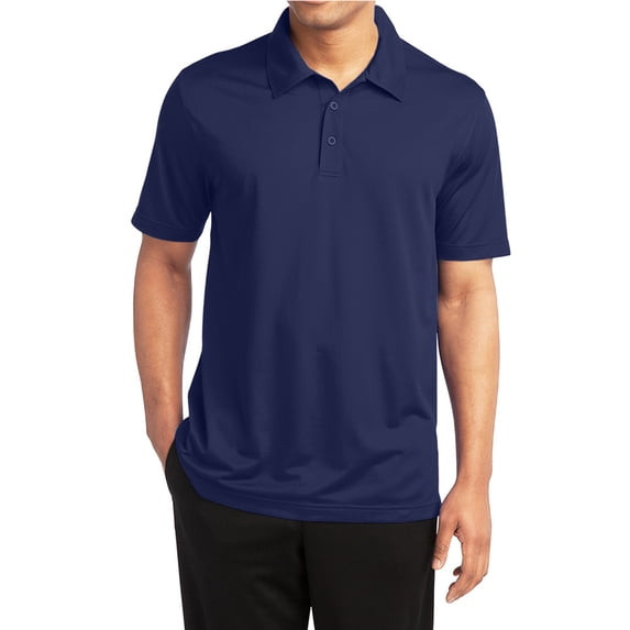 GALAXY BY HARVIC MEN'S DRY FIT MOISTURE-WICKING POLO SHIRT - SIZE: MEN XL - NAVY