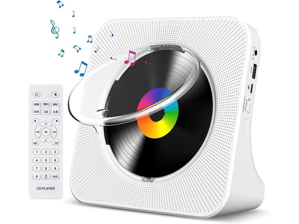 Gueray CD Player Portable Bluetooth Desktop CD Players for Home | Portable CD