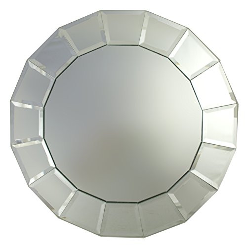 ChargeIt by Jay Framed Charger Large Decorative Mirror Glass Service Plate