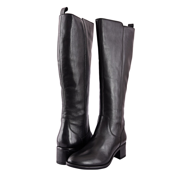 ALLONSI GARNET WOMEN'S GENUINE LEATHER BOOTS - SIZE: WOMEN 8 - BLACK
