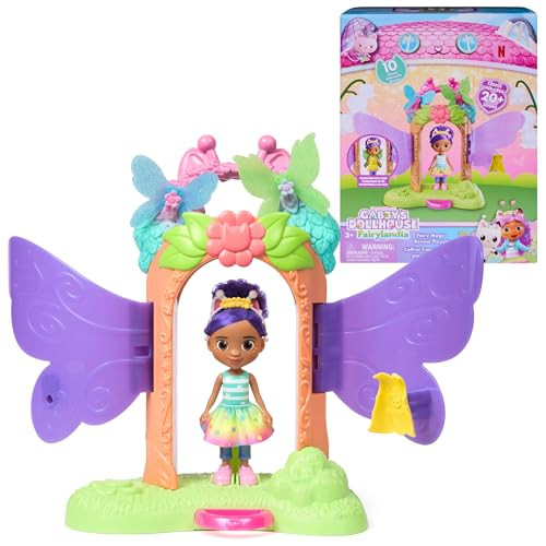 Gabby’s Dollhouse Fairylandia, Magic Reveal Transforming Playset New