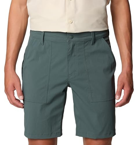 2111201352 MOUNTAIN HARDWEAR Men's Traxion Trail Short, Black Spruce, 34 x 11 New