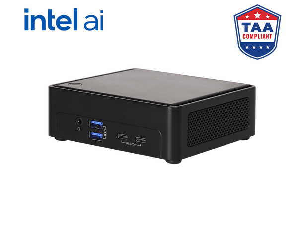 ASRock Industrial NUCS BOX-325 Slim AI Mini PC, Intel Core Ultra Processor