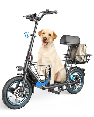 Gyroor C1 Plus Electric Scooter, 650W 30 Miles, 14" Pneumatic Tires, 300 lbs New