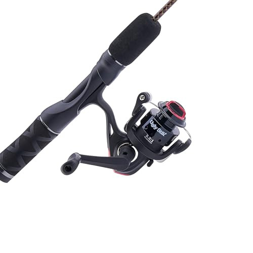 UGLY STIK GX2 ICE SPINNING REEL AND FISHING ROD COMBO 30 INCHES BLACK/RED New