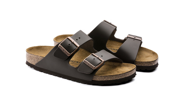BIRKENSTOCK ARIZONA BS - SIZE: MEN 13 (AU/UK M11.5) (EU M46) - DARK BROWN