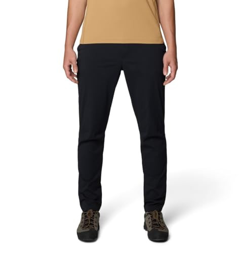 MOUNTAIN HARDWEAR DYNAMA PULL-ON PANT MEN'S CLOTHING BLACK ELASTANE/NYLON - XL New
