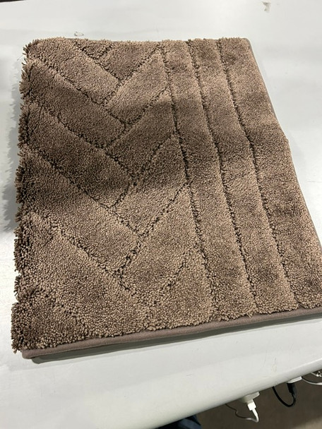 GENERIC 20" BY 32" LATTE BROWN BATHROOM OR KITCHEN RUG RUNNER MAT - LATTE BROWN