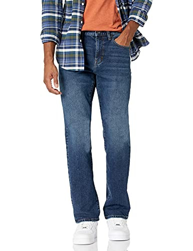 AE1906300 Amazon Essentials Men's Jeans, Slim Fit Stretch, 32W x 31L Med Wash New