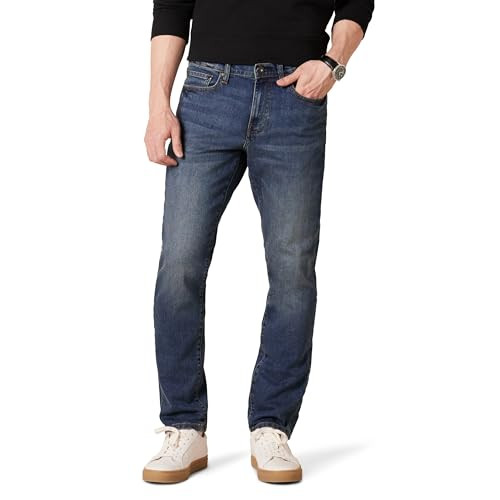 AMAZON ESSENTIALS SLIM-FIT STRETCH JEANS - SIZE: MEN 32W X 29L - MEDIUM BLUE New