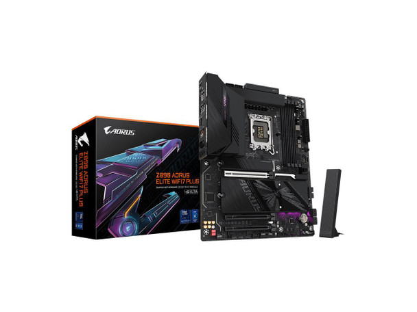 GIGABYTE Z890 AORUS ELITE WIFI7 PLUS Intel LGA 1851 ATX Motherboard, Support