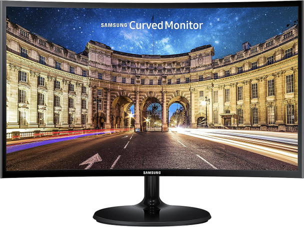 SAMSUNG LC24F390FHNXZA 24" Curved LED FHD Gaming Monitor 60Hz FreeSync - Black