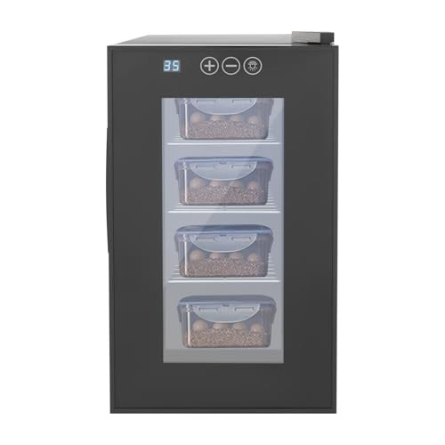 AKSDSGA 23L REPTILE INCUBATOR CABINET INCUBATORS FOR HATCHING EGGS - BLACK