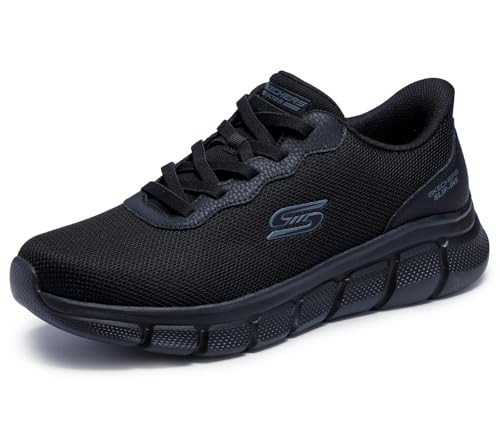BK9920 SKECHERS BOBS B FLEX GLACIAL EDGE SNEAKER VEGAN HANDS FREE SLIP-INS, 7