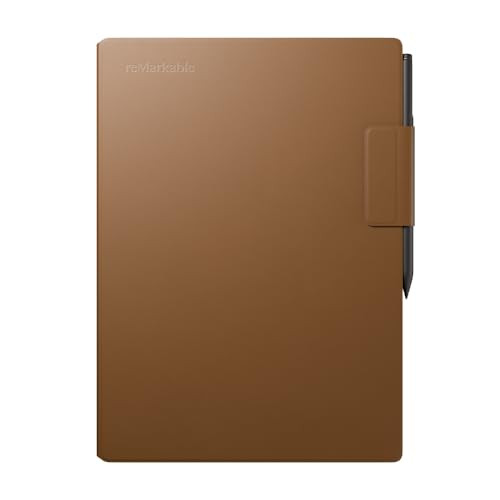 REMARKABLE PAPER PRO PREMIUM LEATHER BOOK FOLIO CASE RM07B-2006NW - BROWN-M