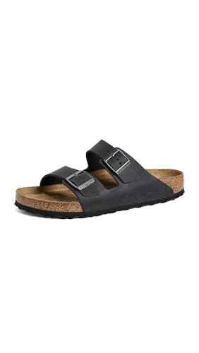0051191 BIRKENSTOCK MENS ARIZONA SYNTHETIC SANDALS - SIZE: MEN 11 - BLACK