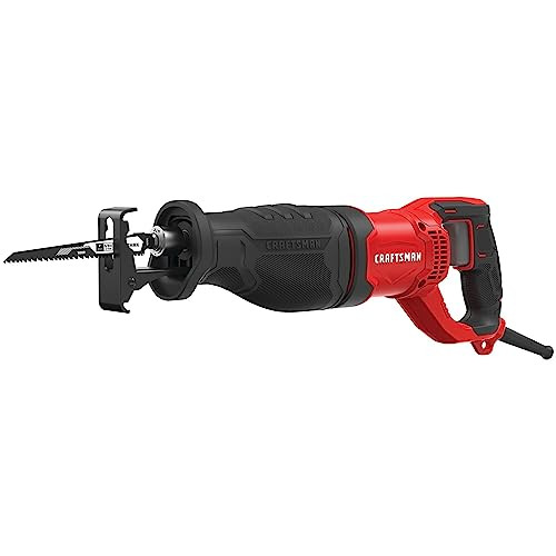 CRAFTSMAN RECIPROCATING SAW 7.5 AMP 3,200 RPM CMES300 - RED/BLACK