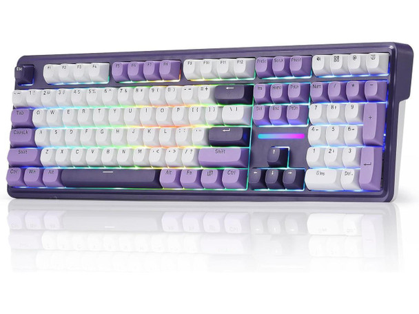 Redragon K745 PRO Wireless Gasket RGB Gaming Keyboard, 108 Keys Mechanical
