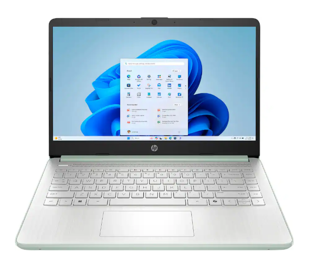 HP LAPTOP 14" 1366X768 HD N150 4GB 128GB SSD INTEGRATED WINDOWS 11 HOME - GREEN