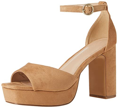 560025 Staples Women's Hamalie Platform Sandal, Sand, Size 7.5