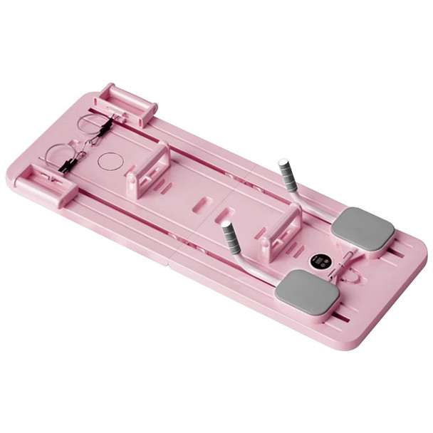 ABDOMINAL EXERCISE BOARD AUTOMATIC REBOUND PILATES REFORMER SET - PINK