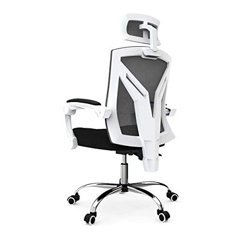 Hbada Ergonomic Office Chair High Back Desk Chair recliner Support - White New
