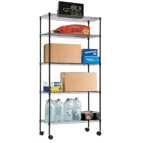 BestOffice 14"x30"x60" Commercial Storage Shelves Heavy Duty Shelving B01G4NJSHW New