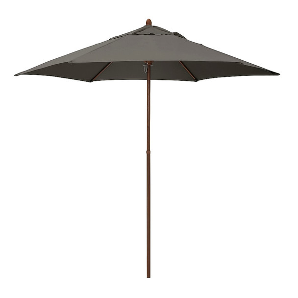 ASTELLA 9-FT STEEL TAUPE NO-TILT MARKET PATIO UMBRELLA - TAUPE