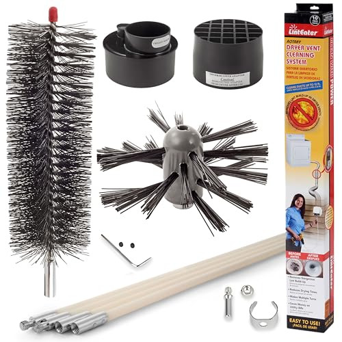 Dryer Vent Duct Cleaning Kit - Gardus RLE202 LintEater Rotary Dryer Vent Cleaner New