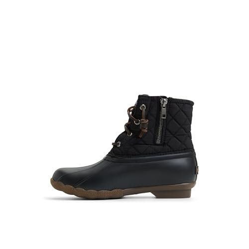 13934077009 SPERRY WOMEN'S SALTWATER DUCK BOOT - SIZE WOMEN 11 (EU 42.5) -BLACK