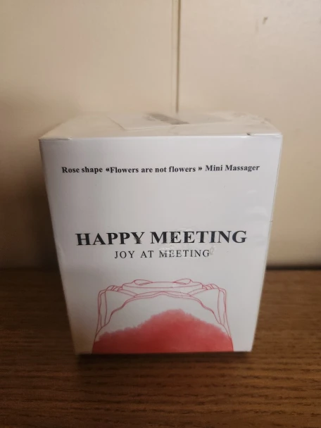 ROSE MINI MASSAGER FOR WOMEN HAPPY MEETING JOY AT MEETING - RED