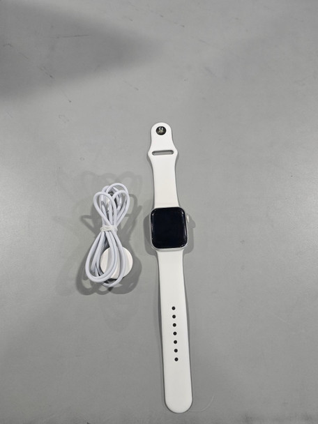 APPLE WATCH SERIES 4 NIKE (GPS + LTE) 40MM SILVER ALUMINUM CASE WHITE SPORT BAND