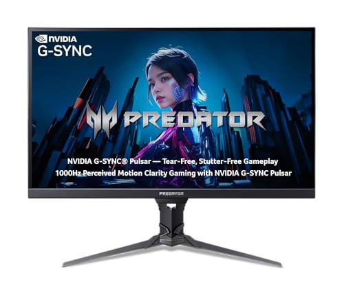 ACER PREDATOR 27" QHD 2560X1440 IPS 360HZ GAMING MONITOR XB273U - MATTE BLACK