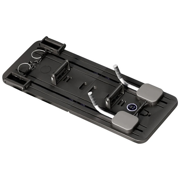 GENERIC ABDOMINAL EXERCISE BOARD FITNESS BOARD AUTOMATIC REBOUND LEG - BLACK