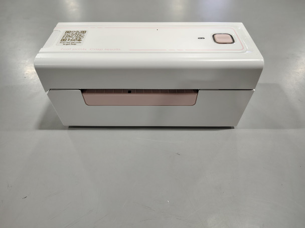 GENERIC BY-480BT 220V SHIPPING LABEL HIGH SPEED BARCODE PRINTER - WHITE/PINK
